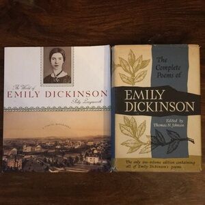 2 Emily Dickinson Vintage Books - Complete Poems + The World of Emily